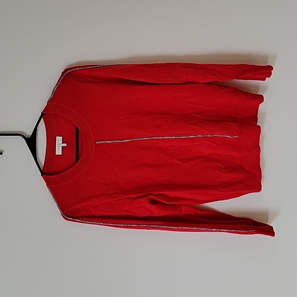 Sandro Paris Red Wool Sweater Size S